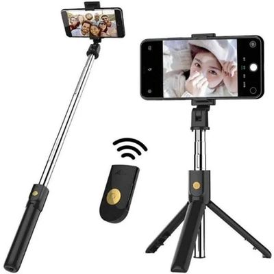 Bastão De Selfie Com Tripé Para Celular Com Controle