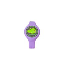 Pulseira Relogio Infantil Anti Mosquito Repelente Figurinhas Roxo