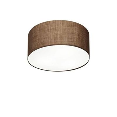 Plafon Para Sala De Tv Cilíndrico Tv-3010 Cúpula Cor Café