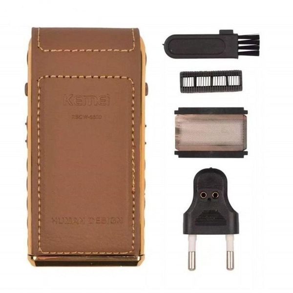 Barbeador Elétrico Recarregável Máquina Kemei Rscw-5500