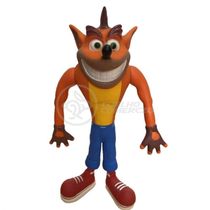 Boneco Action Figure Crash Bandicoot Articulado 25cm