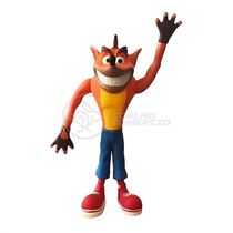 Boneco Action Figure Crash Bandicoot Articulado 25cm