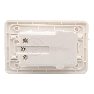 Tomada De Parede 2 Entrada Fonte 2 Usb 5v 10a Bivolt Bivolt