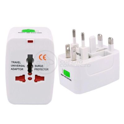 Adaptador Tomada Universal Padrão 150 Países Bivolt Bivolt