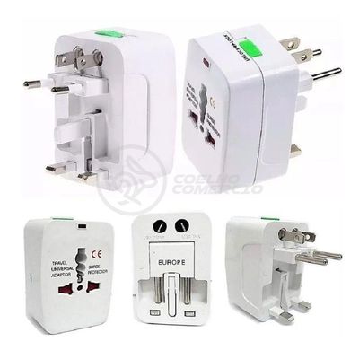 Adaptador Tomada Universal Padrão 150 Países Bivolt Bivolt