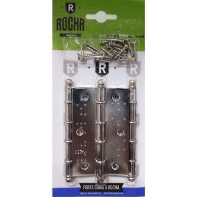 Dobradiça Para Porta Com Bola Rocha S1033afc-3 3.1-2 Com 3 Unidades