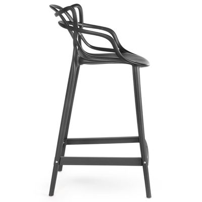 Kit 20 Banquetas Média Allegra 66cm Design Cozinha/bancada - Preto