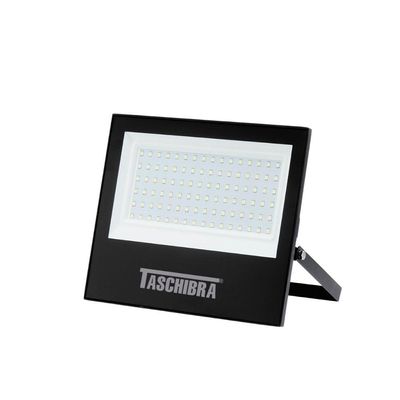 Refletor Tr Led 100w Preto - Taschibra 3000k (amarela)