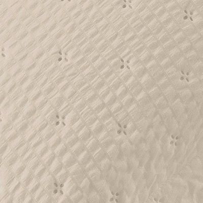 Kit Cobre Leito Colcha Craft King 3 Peças Percal 300 Fios Dupla Face Texturizado - Bege