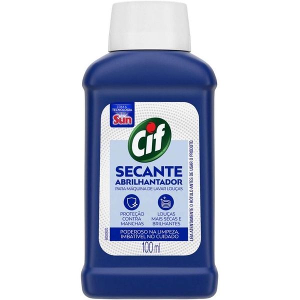 Secante Abrilhantador Cif Para Máquina De Lavar Louças 100ml
