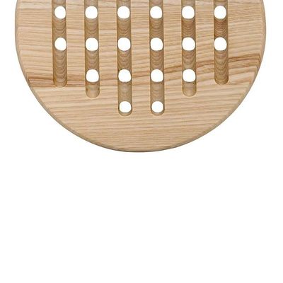 Descanso para Panela de Madeira Oxford Natural 20cm