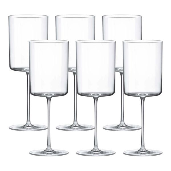 Jogo de 6 Taças de Cristal para água Oxford Minimal Classic 420ml