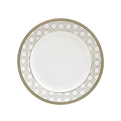 Jogo de Jantar e Chá Oxford Flamingo Palhinha Brasileira 30 Peças Porcelana