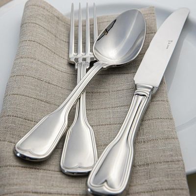 Faqueiro em aço inox Saint James Paris 101 Peças: Sofisticação e requinte para a sua mesa