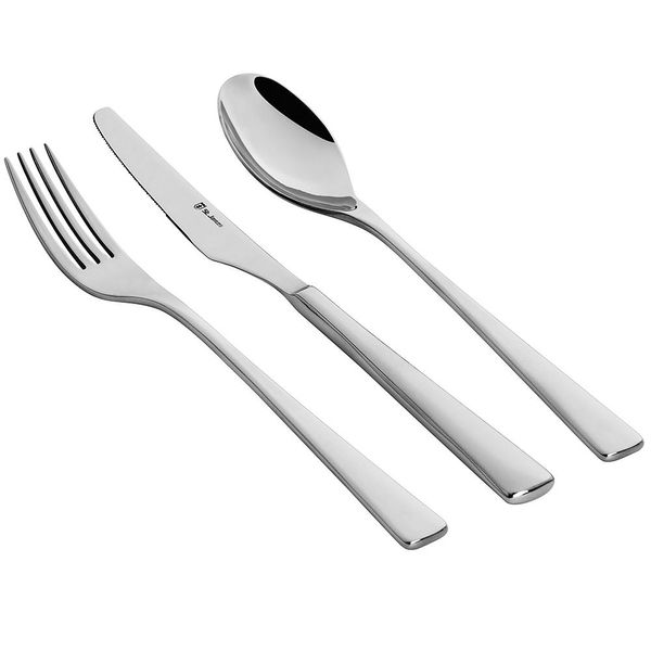 Faqueiro em aço inox Saint James New Silhouette 101 Peças: Beleza e sofisticação para sua mesa