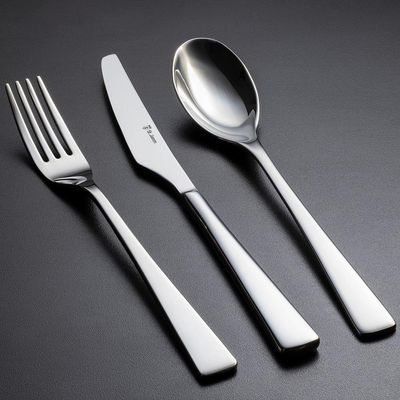 Faqueiro em aço inox Saint James New Silhouette 101 Peças: Beleza e sofisticação para sua mesa