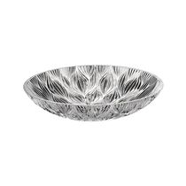 Centro de Mesa em Cristal Ecológico Bohemia Onion Design Folhas 26x6cm
