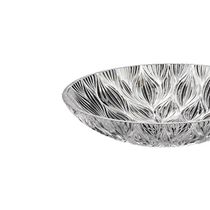 Centro de Mesa em Cristal Ecológico Bohemia Onion Design Folhas 26x6cm