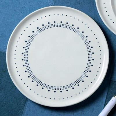 Jogo 12 Pratos Rasos Stoneware Porto Brasil 27,5cm Eventos Artesanal Bio Astral