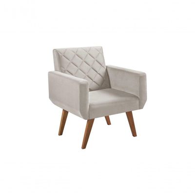 Poltrona 1 Lugar Anabelle Unidecor Bege