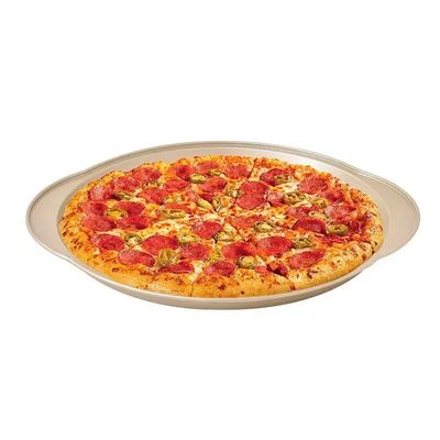 Forma De Pizza Redonda Aço Carbono Kenya Dourada 37cm