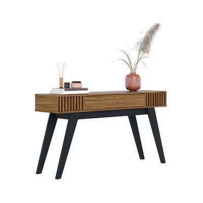 Rack Bancada Yara Noce Milano Preto Acetinado Com Aparador Para Sala Riviera Noce Milano – Colibri