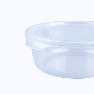 Kit 3 Potes Hermético Marmita De Vidro Redondo 620ml Mor