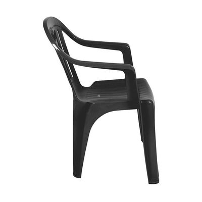Kit 10 Cadeiras Poltrona Plástica Empilhavel Reforçada 182kg Mor
