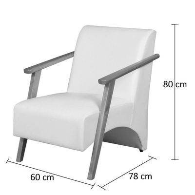Kit 3 Poltronas Venus 1 Lugar Braço Madeira Maciça Tecido Suede Unidecor Marrom