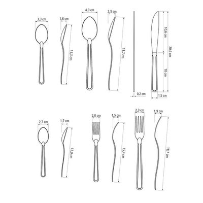 Faqueiro Buzios Aço Inox 72 Peças Tramontina