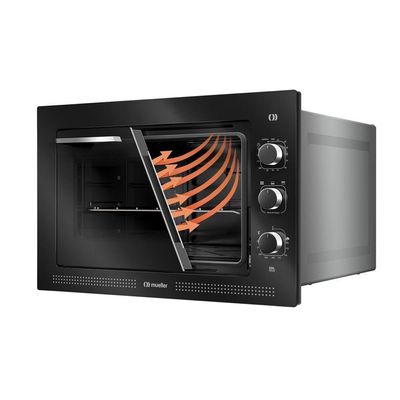 Forno Elétrico De Embutir Mueller Preto 50 Litros MFE50K 110V