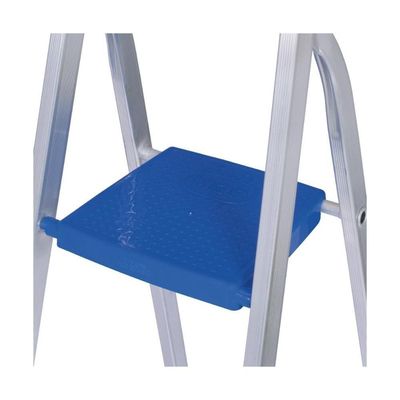 Escada De Alumínio 4 Degraus Tesoura Capacidade 120 Kg Mor