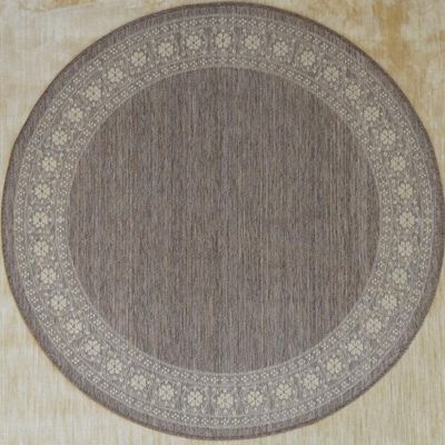 Tapete Redondo Natural Look Fiore A 200 Cm