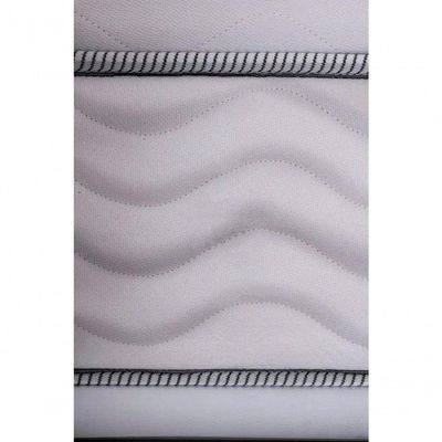 Cama Baú Solteiro 88 Tecido Sintético Marrom Com Colchão Toronto Molas Ensacadas Branco D33