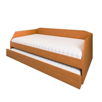 Bicama Solteiro Duo Com Cama Auxiliar Em Mdf Premium Nature