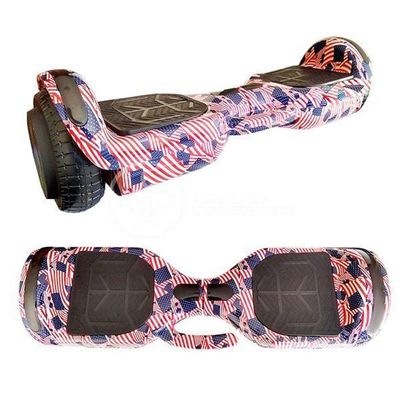 Hoverboard Infantil Skate Elétrico Adesivado America Led USA