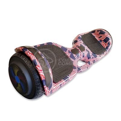 Hoverboard Infantil Skate Elétrico Adesivado America Led USA