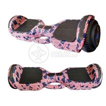 Hoverboard Infantil Skate Elétrico Adesivado America Led USA