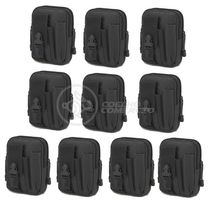 Kit 10 Bolsas Pretas Conjunto De Sobrevivência E Atividades Camping preto