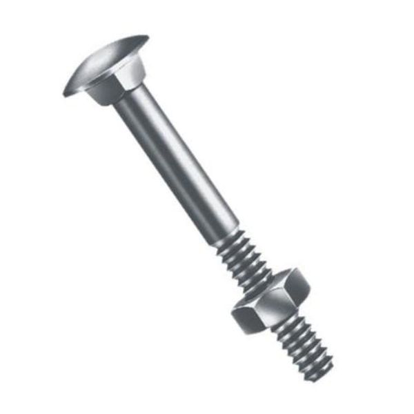 Parafuso Francês Com Porca Sextavado.5/16x 3.1/2 Zincado - Jomarca