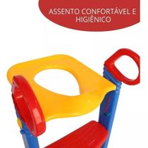 Troninho Redutor Assento Infantil Vaso Sanitario Escada Pinico Portatil Ajustavel Desfralde
