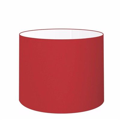 Cúpula Abajur Cilíndrica Cp-7021 ø45x25cm Bordô