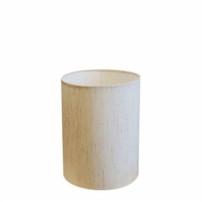 Cúpula Abajur Cilíndrica Cp-7004 ø15x25cm Linho Bege
