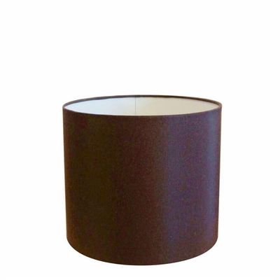 Cúpula Abajur Cilíndrica Cp-7008 ø20x25cm Café