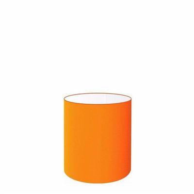 Cúpula Abajur Cilíndrica Cp-7001 ø13x15cm - Laranja