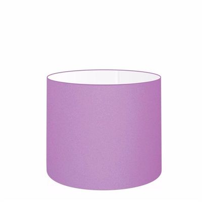 Cúpula Abajur E Luminária Cilíndrica Vivare Cp-7012 ø30x25cm - Bocal Nacional Lilás