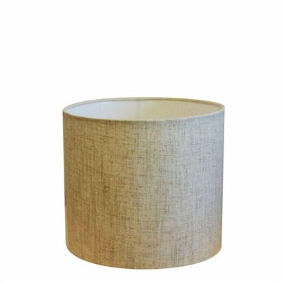 Cúpula Abajur Cilíndrica Cp-7011 ø30x21cm Rustico Bege