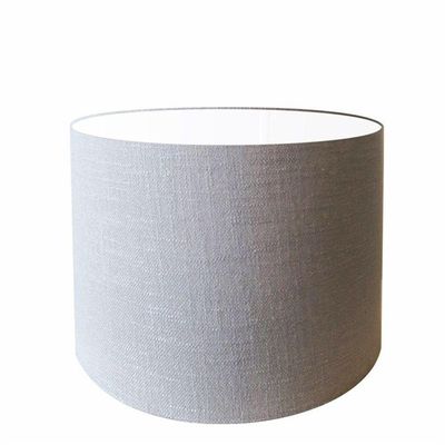 Cúpula Abajur Cilíndrica Cp-7019 ø40x30cm Rustico Cinza