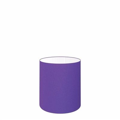 Cúpula Abajur E Luminária Cilíndrica Vivare Cp-7001 ø13x15cm - Bocal Nacional Roxo
