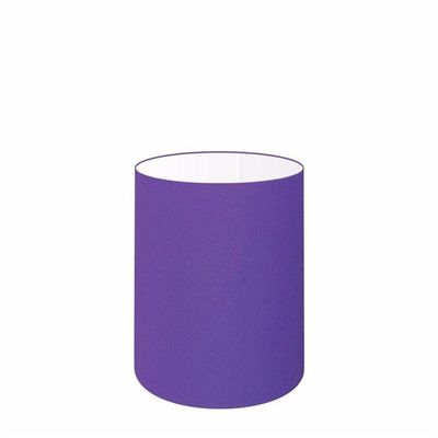 Cúpula Abajur Cilíndrica Cp-7004 ø15x25cm Roxo